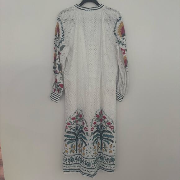 Farm Rio Eyelet Floral Coverup - Picture 6 of 8